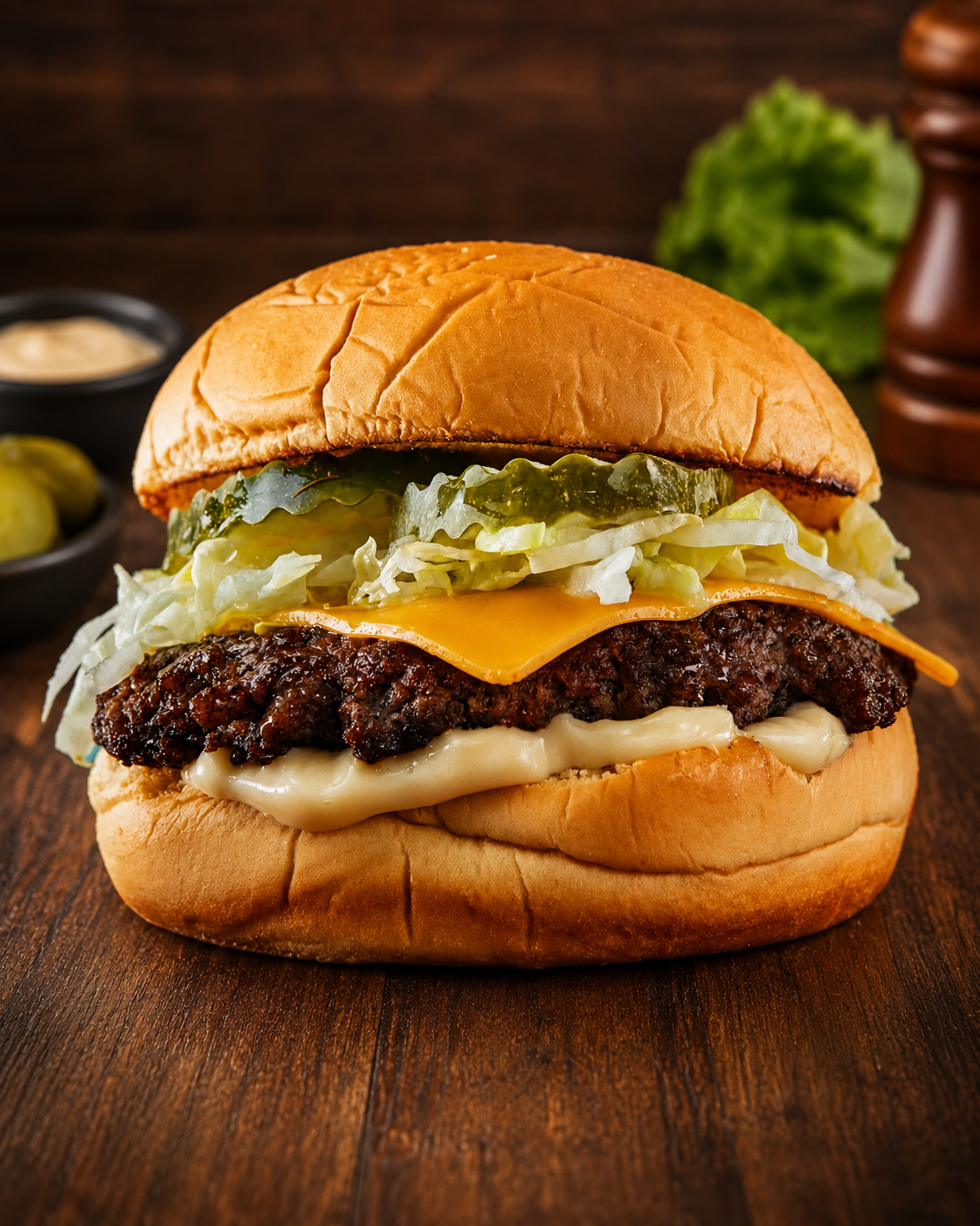 Smashed Beef Burger